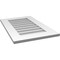 Ekena Millwork Vertical Surface Mount PVC Gable Vent: Non-Functional, w/ 3-1/2"W x 1"P Standard Frame, 18"W x 28"H GVPVE18X2801SN - alternate 3